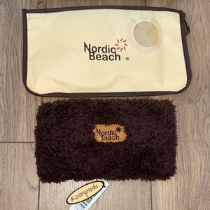 NWT Nordic Beach Dark Chocolate Head Wrap